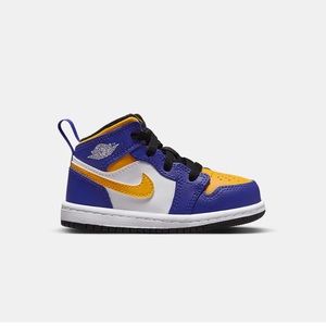 (TD) Air Jordan 1 Mid - 'Dark Concord/Taxi 9C